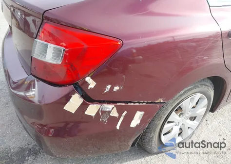 2012 Honda Civic Lx from USA, damaged, VIN 2HGFB2F56CH590578